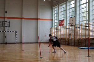 Uczestnik w trakcie testu – koperta.