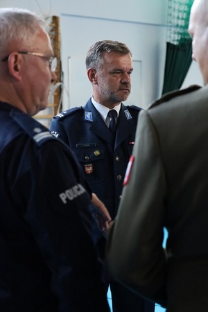 Podinsp. Zbigniew Zacher – Komendant Powiatowy Policji w Chrzanowie.