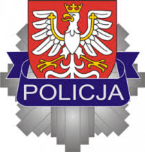 Na zdjęciu widoczna jest gwiazda policyjna z Godłem RP oraz napisem Policja